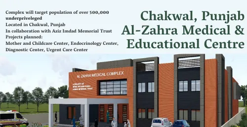 IMI, in collaboration with Aziz Imdad Memorial Trust, has established the Al-Zahra Multi-specialty Medical and Educational Center. Help fund this project for the underserved populations of Chakwal, Punjab.